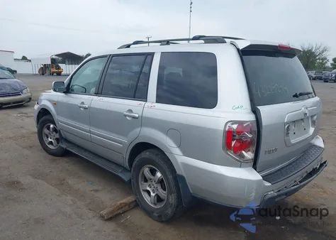 2006 Honda Pilot Ex-L из США, поврежденный, VIN 5FNYF28586B009746
